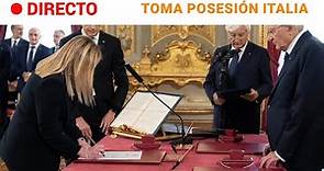 GIORGIA MELONI jura como nueva NUEVA PRIMERA MINISTRA de ITALIA | RTVE Noticias