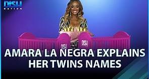 Amara La Negra Explains Her Twins Names