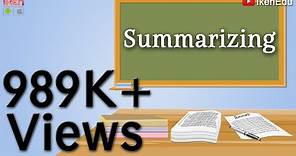 Summary Writing | Learn How to Write Summary | iKen | iKen Edu | iKen App