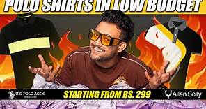 Best Budget Polo T Shirts Review for Men | Amazon Clothing Haul 2022 | US Polo, Allen Solly, Symbol