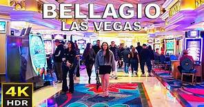 [4K HDR] Bellagio Las Vegas Walking Tour | Dec 2023 | Las Vegas, Nevada