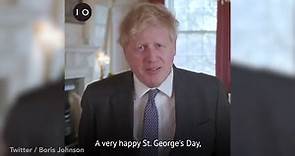 Boris Johnson celebrates St George’s Day