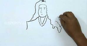 How to Draw Sir Isaac Newton