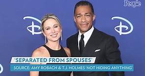 Amy Robach and T.J. Holmes Were 'Dating in the Open' After Separating from Spouses in August: Source