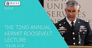 The 72nd Annual Kermit Roosevelt Lecture