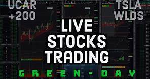 How I Live Trading Stocks $UCAR $WLDS $TSLA - 06/01/2023
