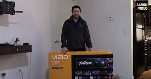 Unboxing Vizio V-Series 50 inch 4K TV from Walmart