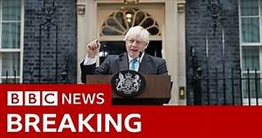 Boris Johnson’s farewell speech as UK prime minister – BBC News