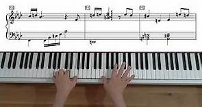 Michel Legrand - Un été 42 - Niveau Débutant - Piano (avec partition)