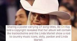 Beyoncé reveals Cowboy Carter tracklist featuring @TheUSCN