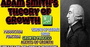 ADAM SMITH's THEORY OF ECONOMIC GROWTH | BA ,BCOM | HISTORY OF ECONOMIC THOUGHT|हिंदी और अंग्रेजी मे