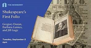 Shakespeare's First Folio at 400