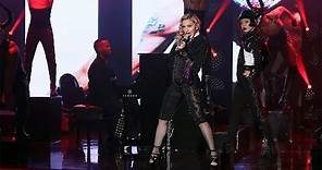 Madonna Performs 'Living for Love'