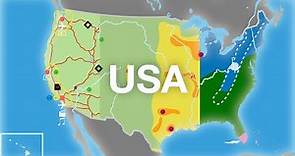 USA - Überblick in Karten