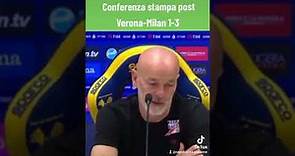 Stefano Pioli Conferenza stampa post Verona-Milan 1-3