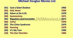 Michael Douglas Movies List