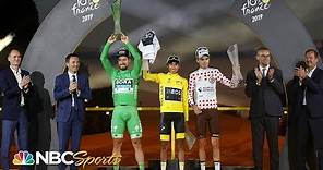 Final ceremonies from the 2019 Tour de France | NBC Sports