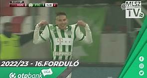 Auzqui Carlos Daniel gólja a Budapest Honvéd – Ferencvárosi TC mérkőzésen