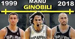 Timeline of MANU GINOBILI'S CAREER | NBA Champion | Hall of Famer | Spurs Big 3