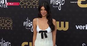 Camila Morrone in sheer white at Critics' Choice Awards 2024