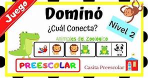 DOMINO PARA NIÑOS Juego ¿Cuál Conecta? NIVEL 2