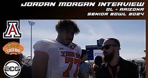 Jordan Morgan Interview | Arizona - OL | Senior Bowl 2024