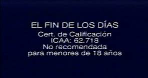 EL FIN DE LOS DÍAS "END OF DAYS" (1999) | Intro VHS España