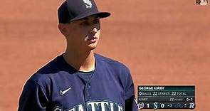Mariners' George Kirby starts game with 24 (!!) straight strikes (MLB record!!)