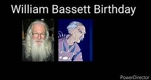 William Bassett Birthday