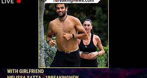 Tennis Star Matteo Berrettini Goes Shirtless For a Jog With Girlfriend