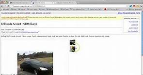 Craigslist Cars Under 600 Dollars