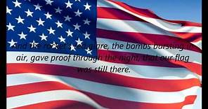 American National Anthem - "The Star Spangled Banner" (EN)