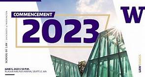UW School of Law Commencement 2023