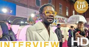 Omari Douglas interview on Rye Lane at London premiere in Peckham