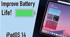 10+ Tips for Improving Battery Life on iPadOS 14 (MUST WATCH)