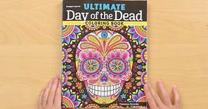 Ultimate Day of the Dead Coloring Book Flip-Through