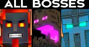 Minecraft Story Mode SEASON 2 - ALL BOSSES / ALL BOSS BATTLES