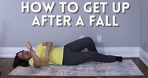 #169 Learn 4 Methods to Get Up After a Fall (for Seniors)