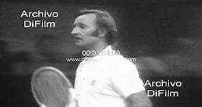 Ilie Nastase derrota a Rod Laver en el Abierto Tenis de Boston 1973