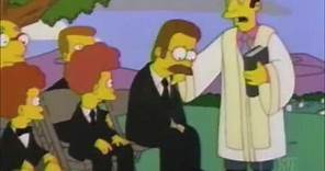 The Simpsons: Maude Flanders Death Scene + Funeral