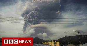 Caribbean volcano eruption sparks mass evacuation in St Vincent - BBC News