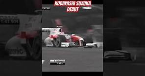 Suzuka F1 debut… Kamui Kobayashi #japanesegp #f1 #小林可夢偉