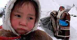 Life in URAL Mountains. Russia. Survival in Far North. Nomads Nenets