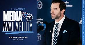 Brian Callahan Named Titans Head Coach | Media Availability