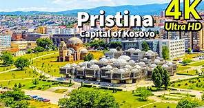 Pristina Kosovo in 4K UHD Drone