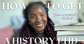 How To Get Into A History PhD Program