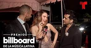 Belinda y Christian Nodal desfilaron juntos en los Billboard | Telemundo Entretenimiento