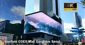 [4K] Asmr Walk in Starfield COEX Mall Gangnam Seoul Korea | Walking Tour 3D Wave