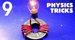 9 Awesome Physics Tricks || Easy Science Experiments At Home