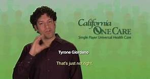 Tyrone Giordano for California OneCare